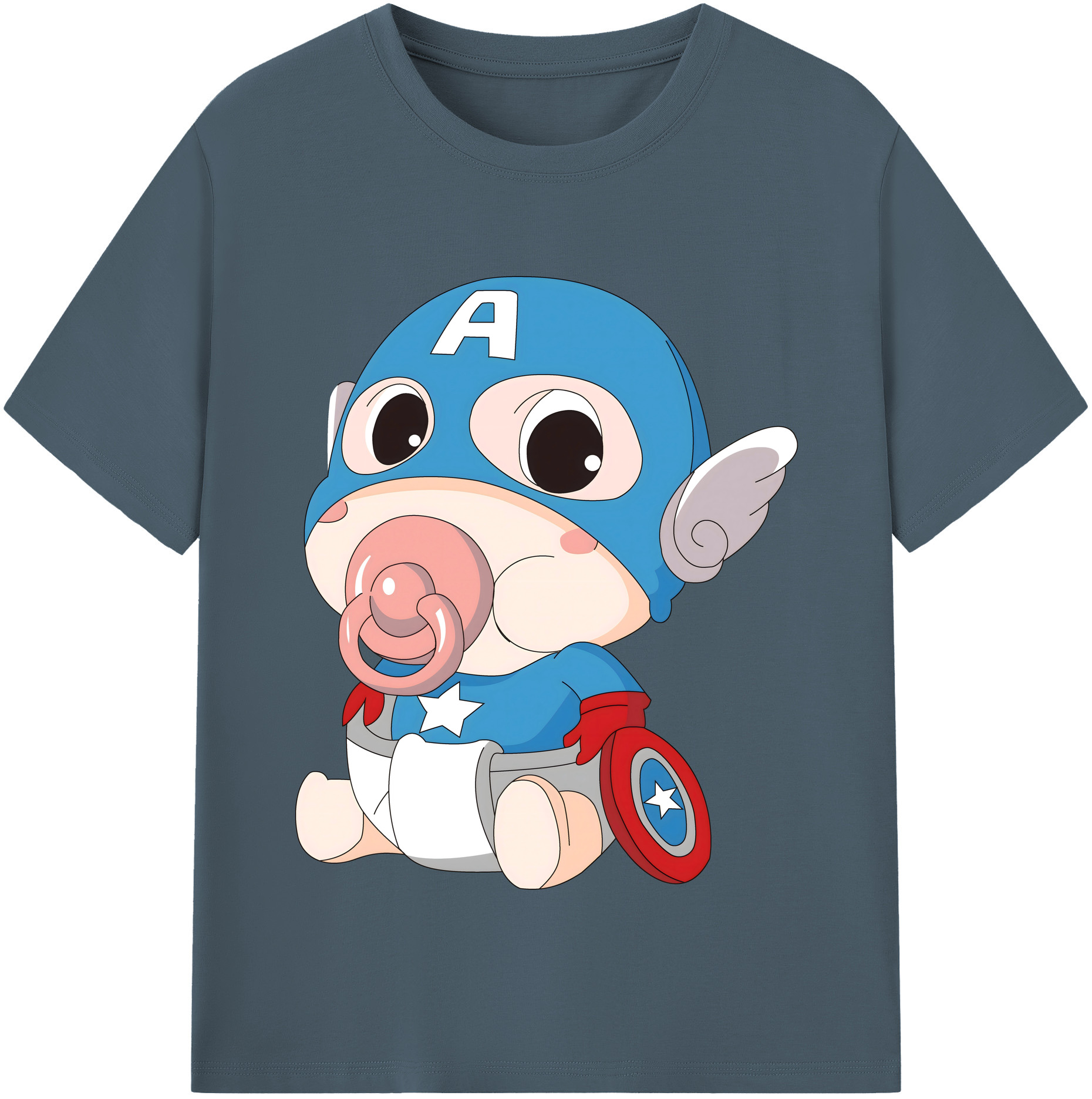 （画像用） アベンジャーズ The Avengers 綿100％半袖Tシャツ（フロントプリント）